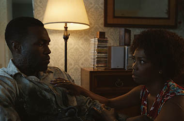 Yahya Abdul-Mateen II and Vanessa Williams in a scene from 