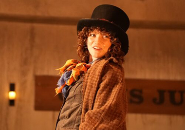 Staci Stout appears as the Artful Dodger. (Photo by Giancarlo Rodaz)