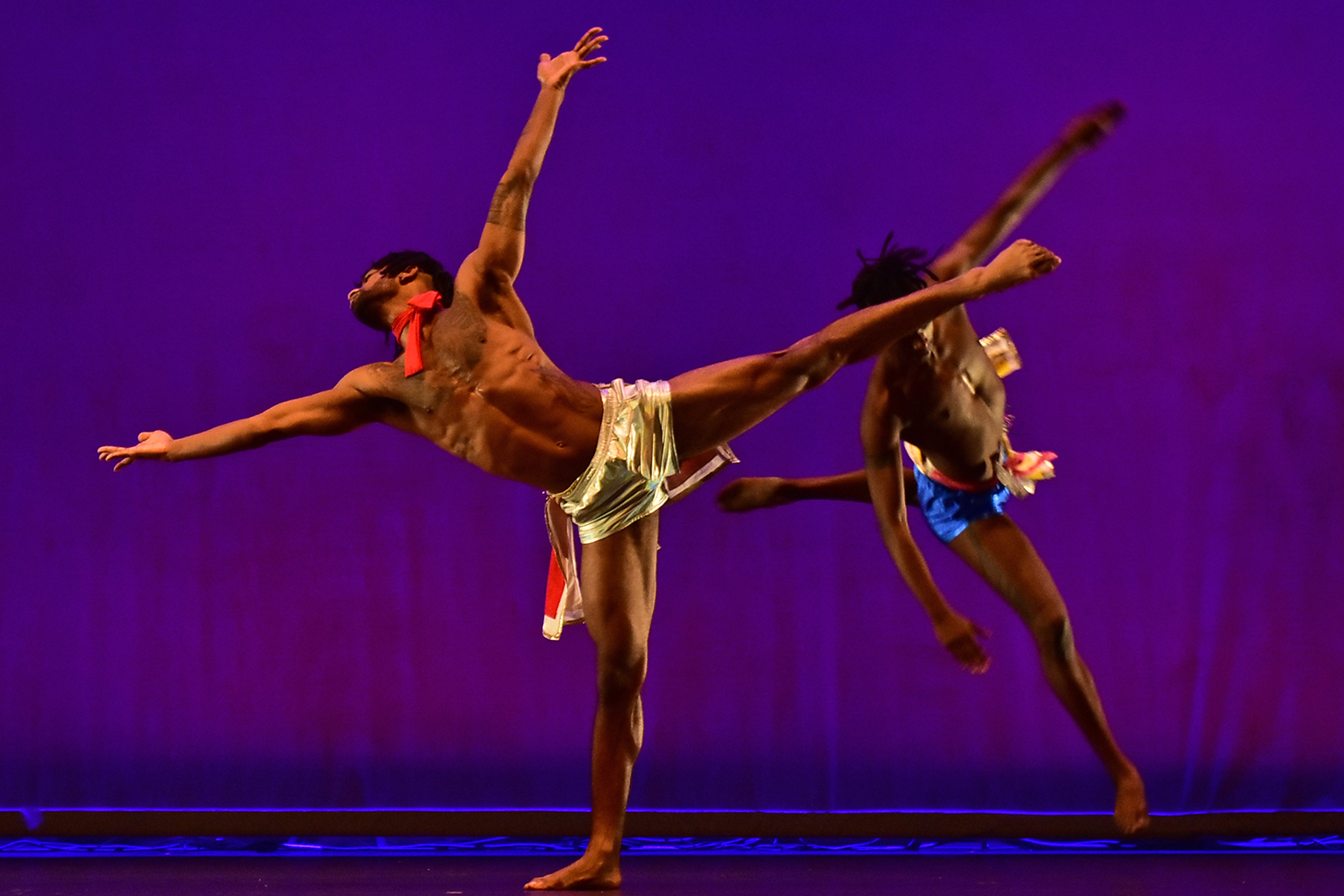 The dancers of Peter London Global Dance Company in 