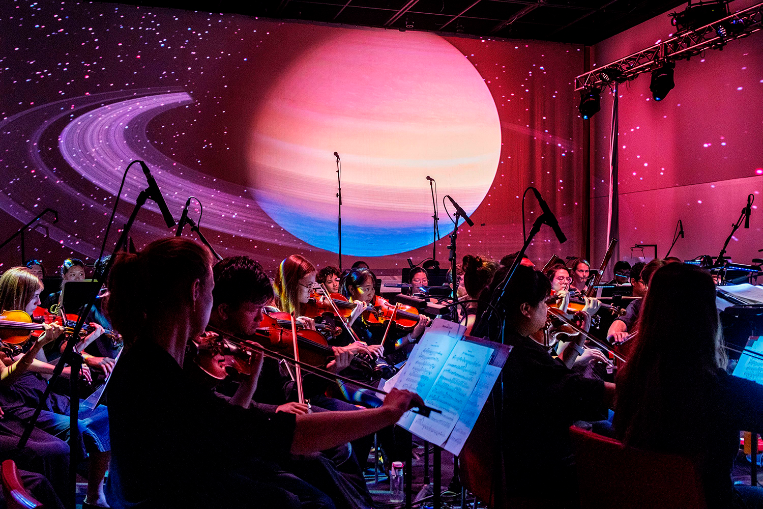 Miami Beach Classical Music Festival's Immersive Space Symphony Concert returns again after its premiere last year. (Photo courtesy of Miami Beach Classical Music Festival)