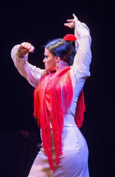 Fiesta Flamenca features dancer Maria Mercedes Perez, pictured, Sandra Bara, Carolina Torres and Pilar Fernandez.