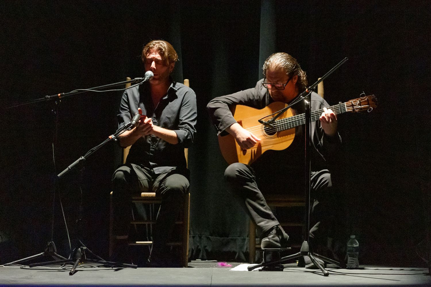 Singing is where Flamenco started with guitar accompaniment and dance interpretation of the songs following and talks about the importance of having a cante singer or cantaor, according to the choreographer.