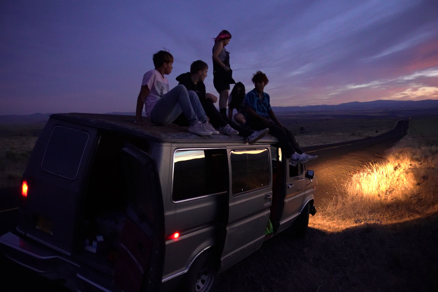 Tony Aburto, Micah Bunch, Nathaly Garcia, Nichole Dukes and Makai Garza as themselves in a scene from 