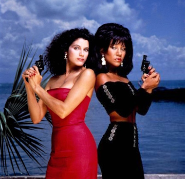 Saundra Santiago (Det. Gina Calabrese) and Olivia Brown (Det. Trudy “Big Booty” Joplin).