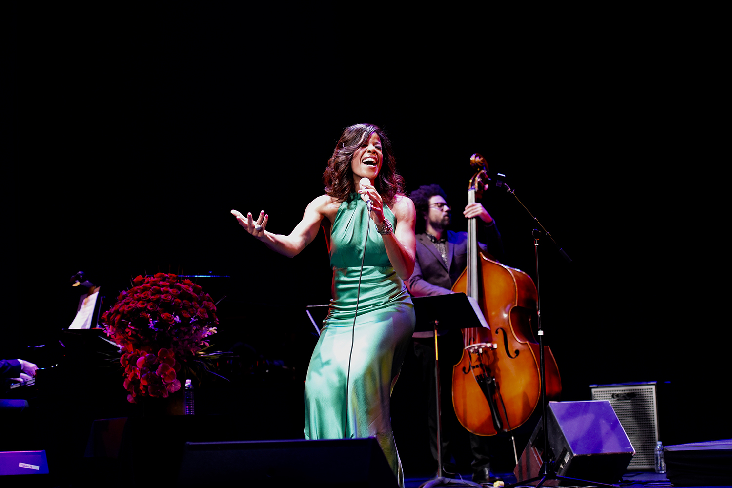 Nicole Henry performing at her  2018 Winter Concert at the Colony 			Theatre.  (Photo by Leesa Richards)