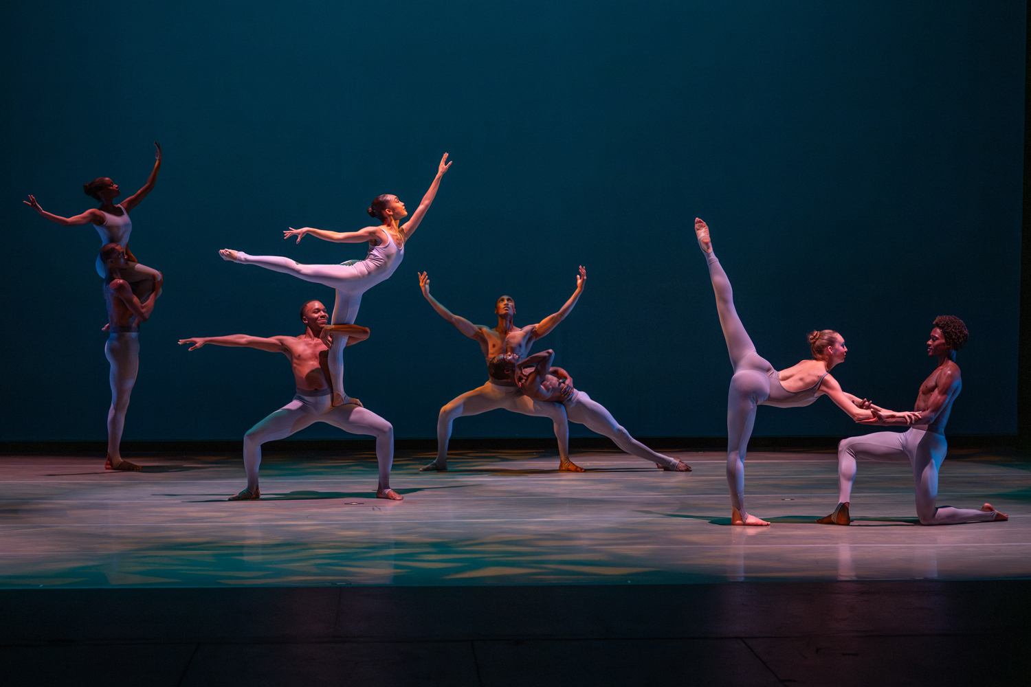 Ailey II dancers perform Alvin Ailey's 