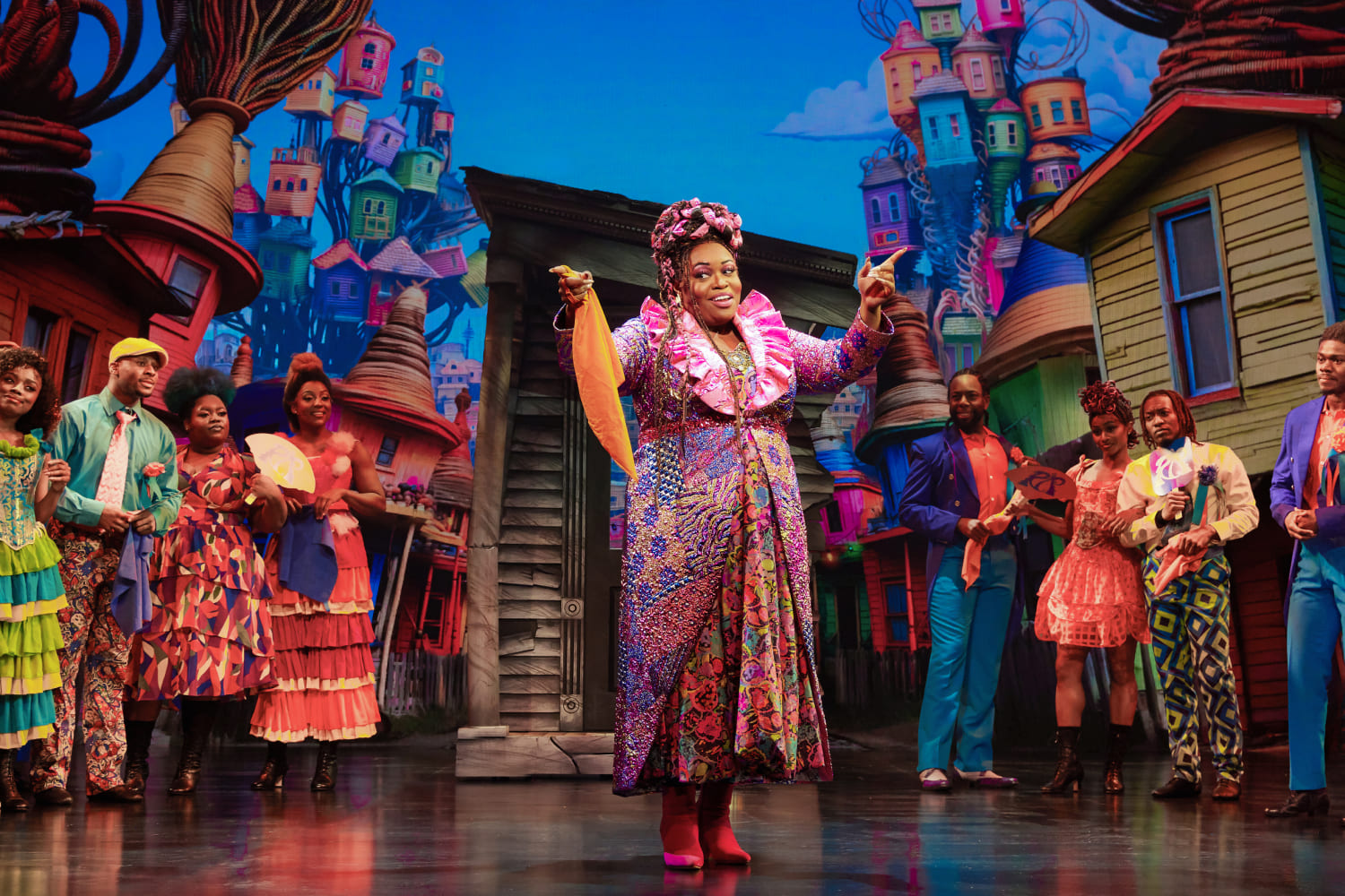 Allyson Kaye Daniel as Addaperle in He's The Wiz in the Broadway touring production of 