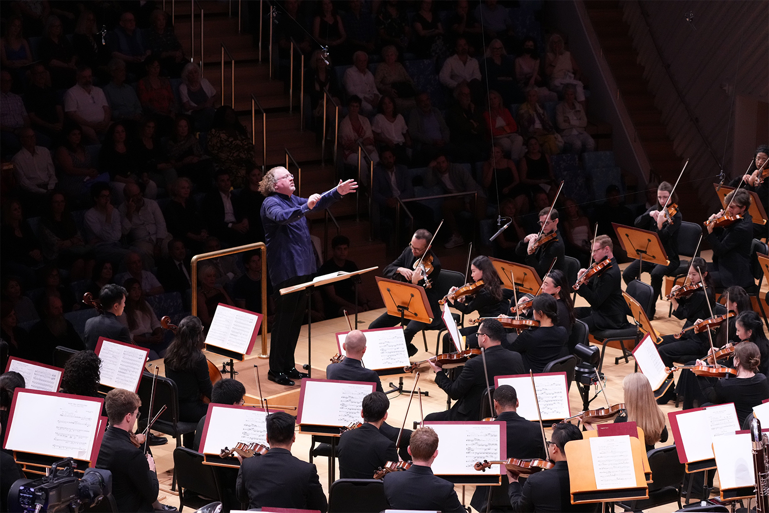 Stéphane Denève will lead the Fellows in nine programs including the 2025-26 season-opening concert at New World Center on Saturday, Oct. 4 and Sunday, Oct. 5, 2025 that explores the themes of resilience and courage through three powerful works. (Photo courtesy of NWS)