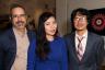 Jose Lima and Melody Chen with artist Lan Zhenghui.