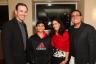 Adrienne Arsht Center for the Performing Arts Corporate Giving Senior Director John Copeland with Bruno Tzinas, Daniela Tzinas and David Guzman.