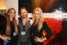 Elizabeth Reyes owner of Blinkgrop Gallery with artist Marcelo Holzinger and Ksenia Vyrshchikova.