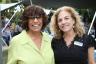 Fran Gordon with Miami Beach Botanical Garden Executive Director Sandy Shapiro.