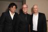 Film Director M. Night Shyamalan with Shelly Berg and James Newton Howard.