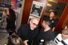 A proud father, Emilio Estefan, greets friends and members of the media.